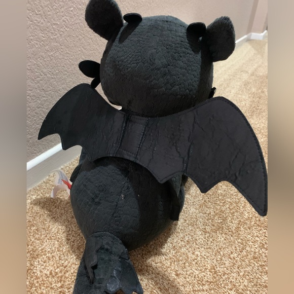 How to Train Your Dragon- Toothless Build-A-Bear/Dreamworks Stuffed Toy - Picture 4 of 5